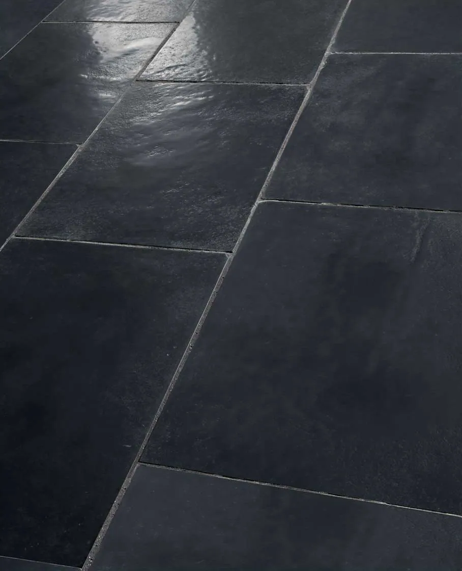 Belgian Blue Black Historical Floor Old Floors