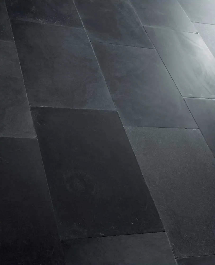 Belgian Blue Black Honed Old Floor Old Floors
