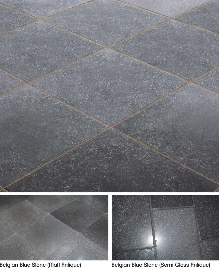 Belgian Blue Stone Antique Old Floors