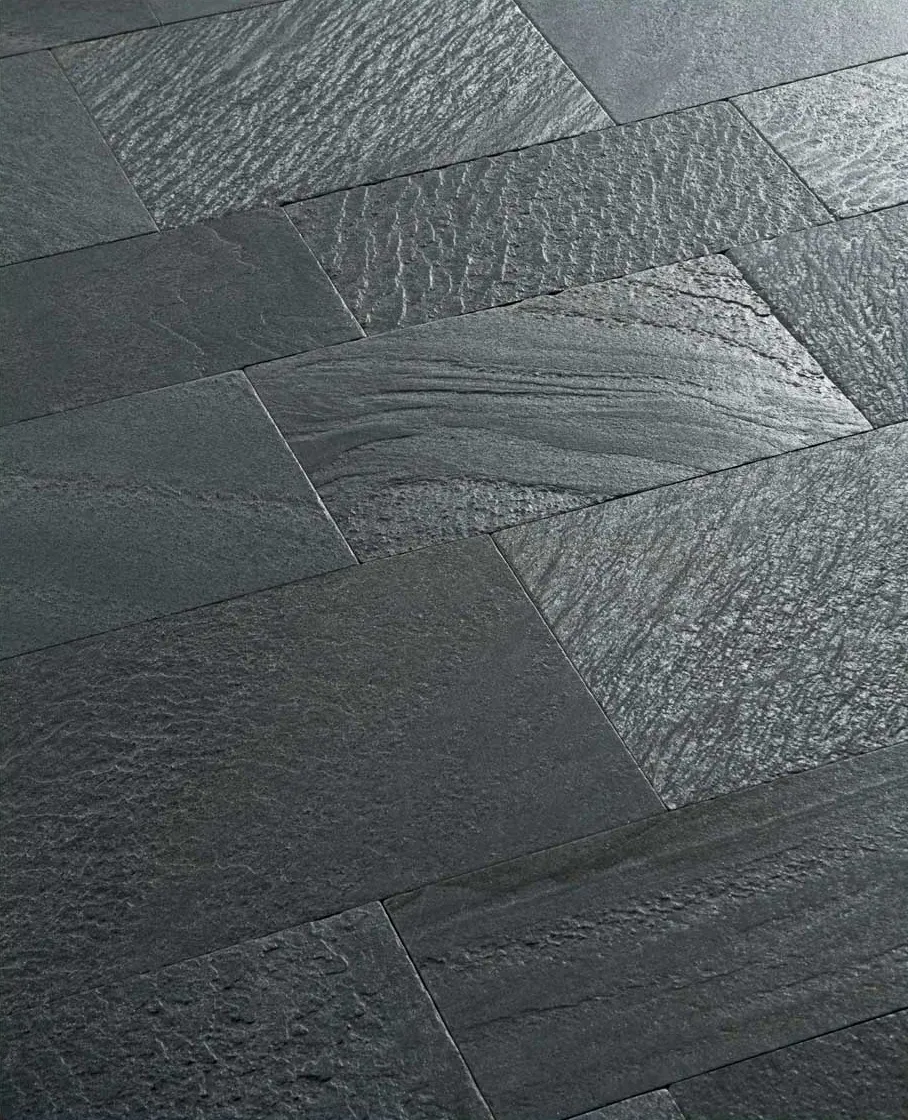 Metal Frost Grey Honed Brush Antique Quartzite Old Floors