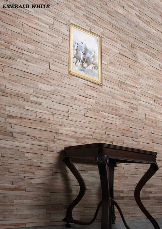 Emerald White Wood Wall Panels — photo 3
