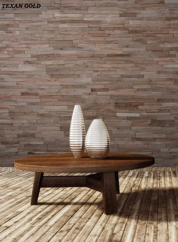 Texan Gold Wood Wall Panels — photo 2